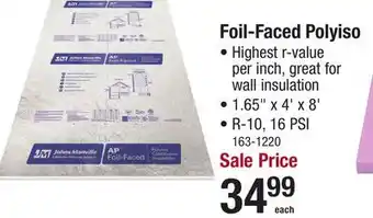 Menards Foil-Faced Polyiso offer