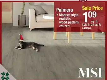 Menards Palmero offer