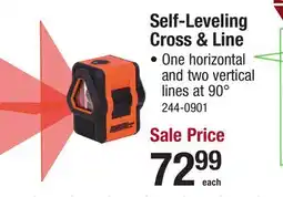 Menards Self-Leveling Cross & Line offer
