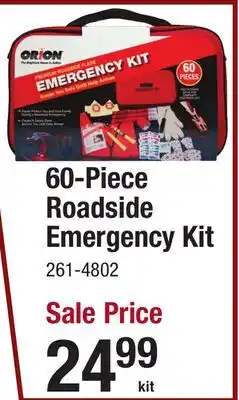 Menards 60-Piece Roadside Emergency Kit offer