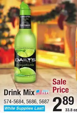 Menards Drink Mix offer