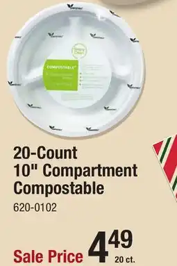 Menards 20-Count 10 Compartment Compostable offer