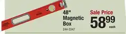 Menards 48 Magnetic Box offer