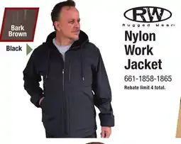 Menards Nylon Work Jacket offer