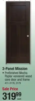 Menards 3-Panel Mission offer