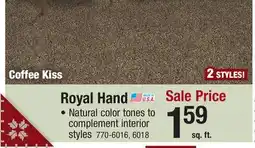 Menards Royal Hand offer