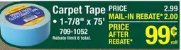 Menards Carpet Tape offer