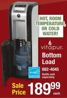 Menards Bottom Load offer