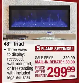 Menards 48 Triad offer