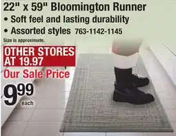 Menards 22 x 59 Bloomington Runner offer