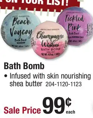 Menards Bath Bomb offer
