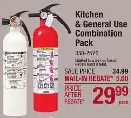 Menards Kitchen & General Use Combination Pack offer