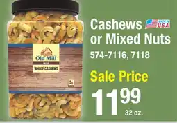 Menards Cashews or Mixed Nuts offer