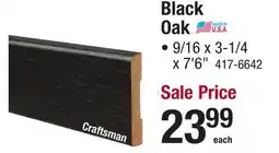 Menards Black Oak offer