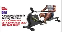Ocean State Job Lot Hartwares Magnetic Rowing Machine offer