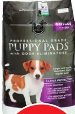 Ocean State Job Lot Huntington Pet Products Professional Grade 17x24 Puppy Pads with Odor Eliminators 60 Count offer