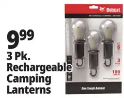 Ocean State Job Lot 3 Pk. Rechargeable Camping Lanterns offer