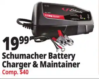 Ocean State Job Lot Schumacher Battery Charger & Maintainer offer