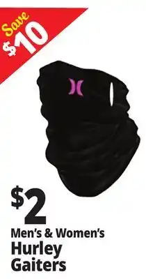 Ocean State Job Lot Men's & Women's Hurley Gaiters offer