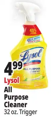 Ocean State Job Lot Lysol All Purpose Cleaner offer