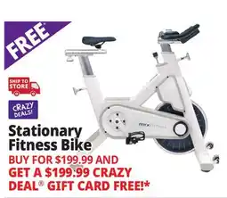 Ocean State Job Lot Stationary Fitness Bike White offer