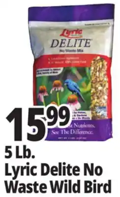 Ocean State Job Lot 5 Lb. Lyric Delite No Waste Wild Bird offer