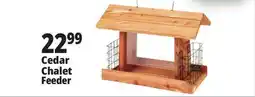 Ocean State Job Lot Cedar Chalet Feeder offer