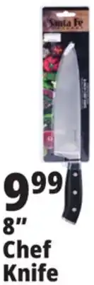 Ocean State Job Lot Santa Fe Professional Grade 8-Inch Chef Knife offer