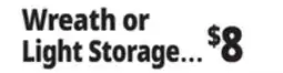 Ocean State Job Lot Wreath or Light Storage offer