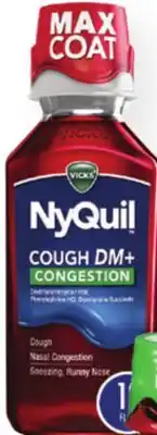 Ocean State Job Lot Vicks NyQuil Cough DM+ Congestion Relief Maximum Strength offer