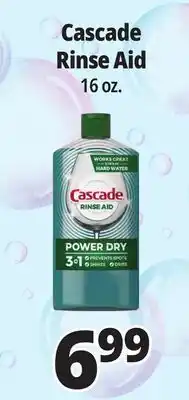 Ocean State Job Lot Cascade Rinse Aid offer