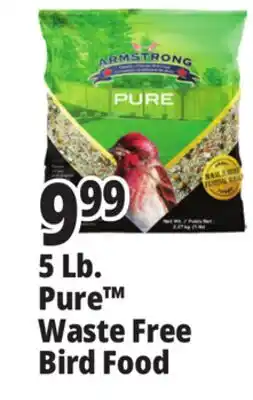Ocean State Job Lot 5 Lb. Pure Waste Free Bird Food offer