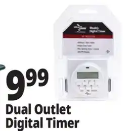 Ocean State Job Lot Dual Outlet Digital Timer offer