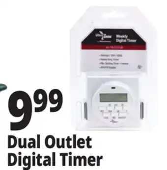 Ocean State Job Lot Dual Outlet Digital Timer offer