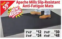 Ocean State Job Lot Apache Mills Slip-Resistant Anti-Fatigue Mats offer