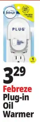Ocean State Job Lot Febreze Plug-in Oil Warmer offer