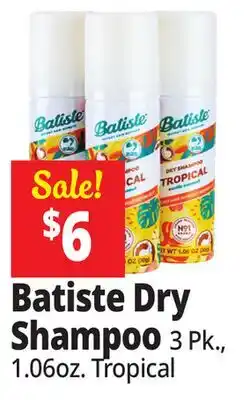 Ocean State Job Lot Batiste Dry Shampoo offer