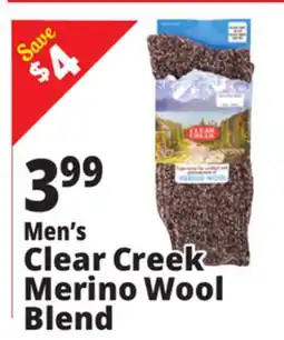 Ocean State Job Lot Clear Creek Men's Merino Wool Boot Socks offer