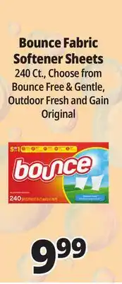 Ocean State Job Lot Bounce Free & Gentle Dryer Sheets 240 Count offer