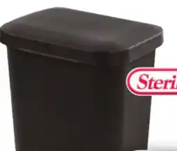 Ocean State Job Lot Sterilite Step-On Black Wastebasket 11.9 Gal offer
