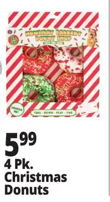 Ocean State Job Lot 4 Pk. Christmas Donuts offer