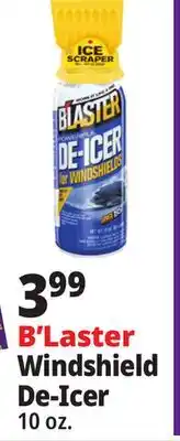 Ocean State Job Lot B'Laster Windshield De-Icer offer