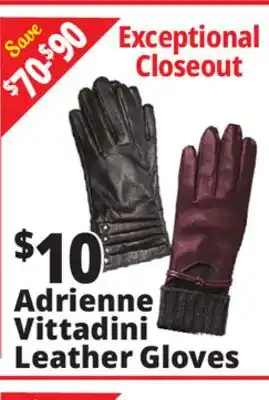 Ocean State Job Lot Adrienne Vittadini Leather Gloves offer