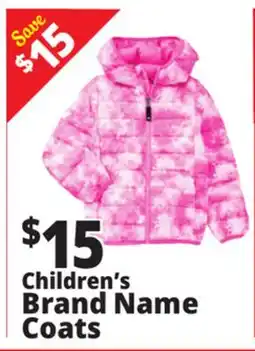 Ocean State Job Lot Children's Brand Name Coats offer