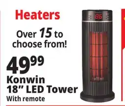 Ocean State Job Lot Konwin 18 LED Tower Heater offer
