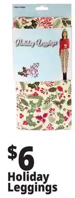 Ocean State Job Lot Christmas Women's Leggings offer