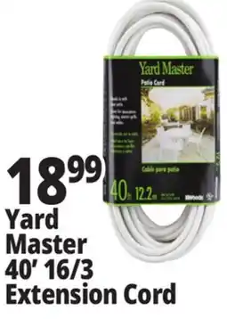 Ocean State Job Lot Yard Master 40' 16/3 Extension Cord offer