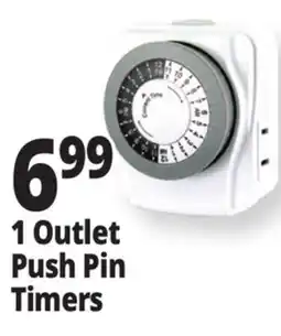 Ocean State Job Lot Prime 1 Outlet Push-Pin Timer offer
