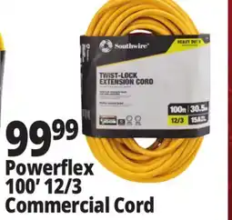 Ocean State Job Lot Powerflex 100' 12/3 Commercial Cord offer