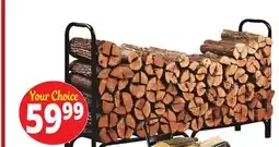 Ocean State Job Lot Outdoor Firewood Log Rack 8' offer